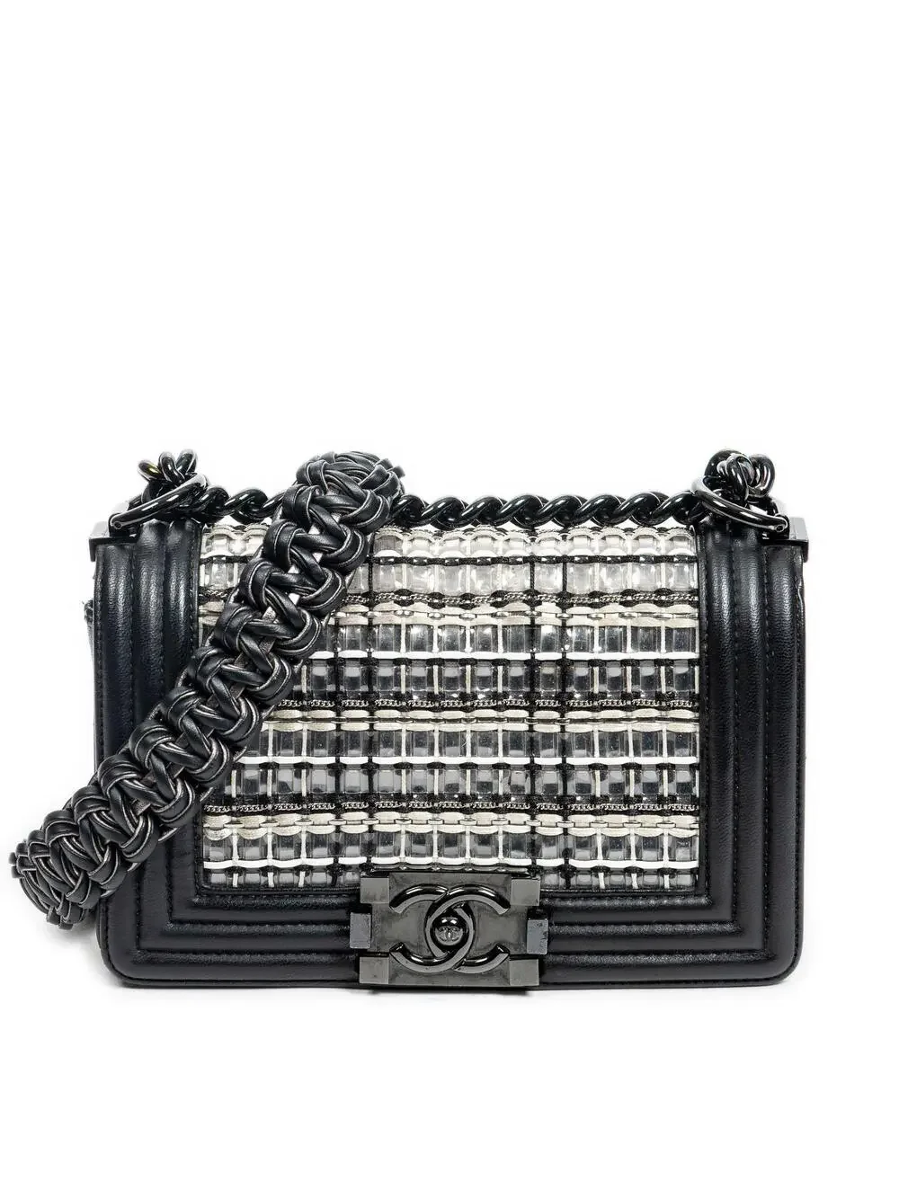 Chanel Boy Flap Bag Woven Pvc With #338074C30B